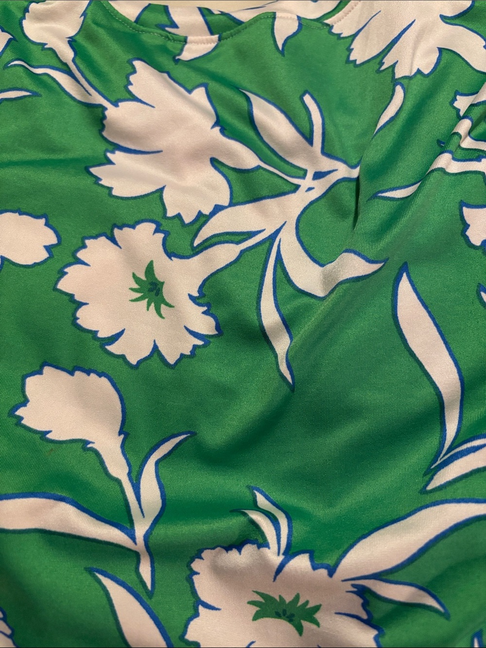 Celeste Green Maxi Dress with White Floral Print - Picture 5 of 5